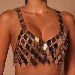 Bronze Crop Top